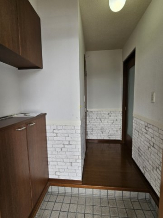 シューズボックス付きの玄関です