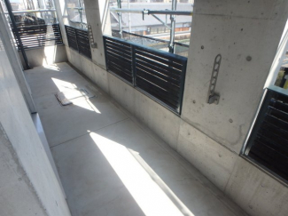 陽当たり良好なバルコニーです