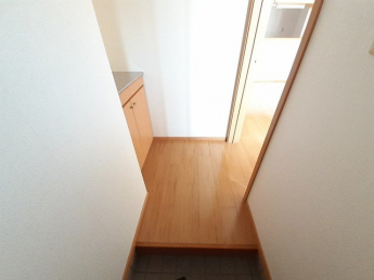 毎日通る玄関はこちらです