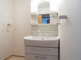 広い洗面スペース