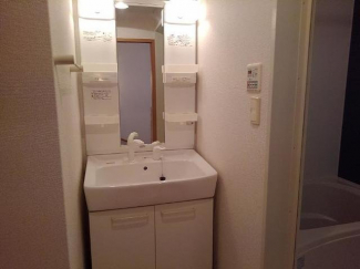 忙しい朝には欠かせない洗面所です