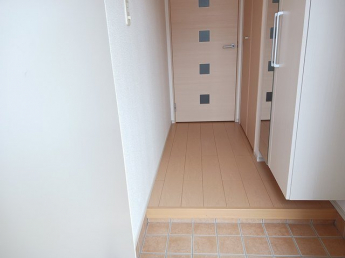 ゆったりとした玄関です