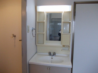 忙しい朝には欠かせない洗面所です