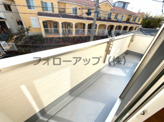 陽当たり良好なバルコニーです