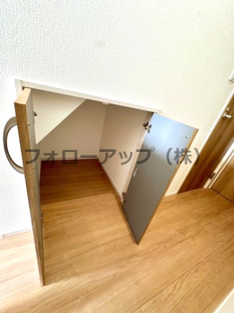 大きなスペースがあり、収納には困りません