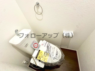 ゆったりとした空間のトイレです
