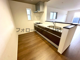 コンパクトなキッチンで掃除もラクラク