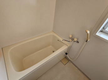 シャワー付きのユニットバスです