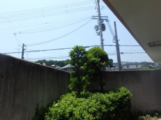 バルコニーからの景色です