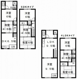 賃貸募集時の参考間取り