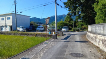 前面道路と敷地