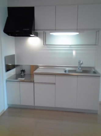 コンパクトなキッチンで掃除もラクラク