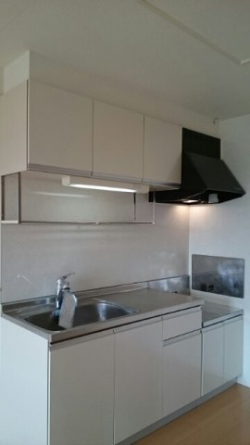 コンパクトなキッチンで掃除もラクラク