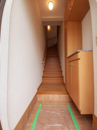 シンプルで使いやすい玄関です