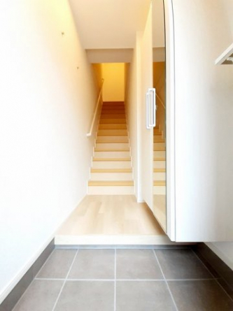 きれいな玄関です