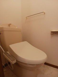 ゆったりとした空間のトイレです