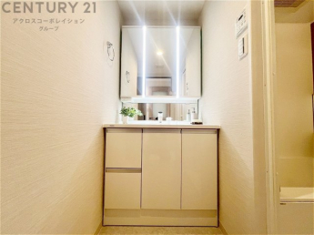 化粧品や洗顔料、歯ブラシなどの必需品をまとめて置ける収納スペースがあり、使用するたびに取り出す手間が省けます。また、水回りのため、濡れても大丈夫な素材が使用されており、お手入れが簡単です。