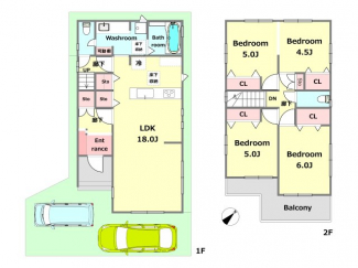 【2号棟】間取り