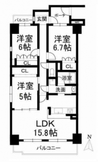 松山市萱町５丁目の中古マンションの画像