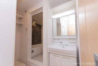 コンパクトで使いやすい洗面所