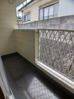 陽当たり良好なバルコニーです
