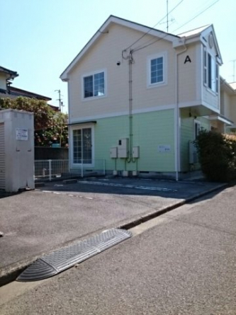 駐車場に車を止められます