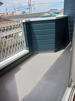 陽当たり良好なバルコニーです