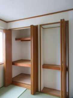 ちょっとした収納スペースも充実しています