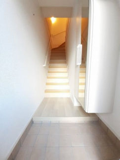 ゆったりとした玄関です