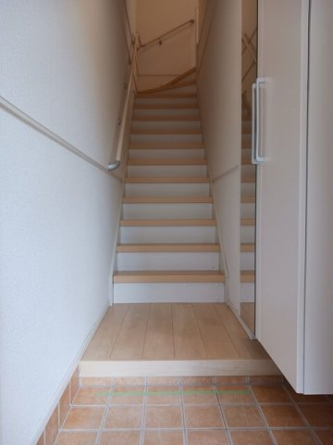 ゆったりとした玄関です