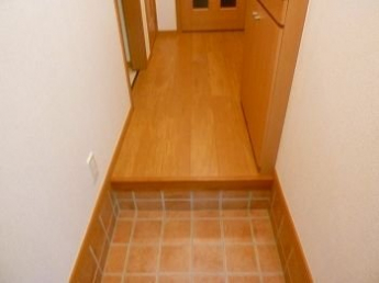 ゆったりとした玄関です