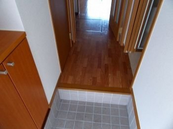 ゆったりとした玄関です