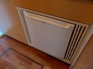 コンパクトなキッチンで掃除もラクラク