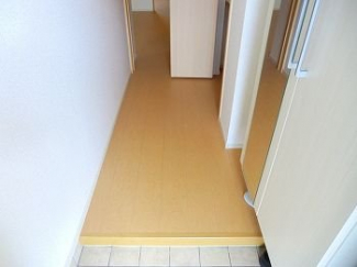 ゆったりとした玄関です