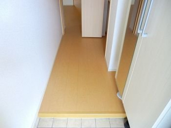 ゆったりとした玄関です