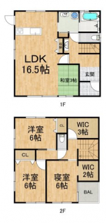 ★南向きリビングは16.5畳+畳コーナー3畳の広さがあります！