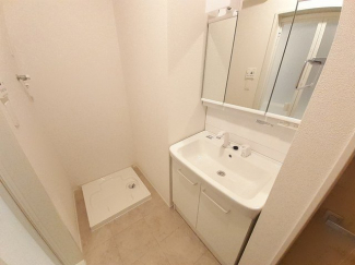 広い洗面スペース