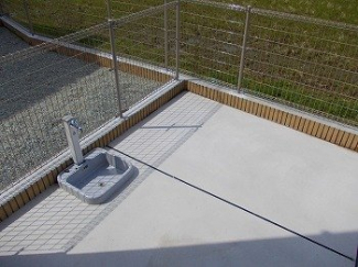 お洗濯にも便利なバルコニー付き