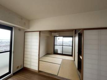 リビングから見た和室