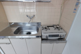 キッチン　2口コンロ