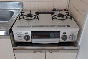 綺麗なガスコンロです。