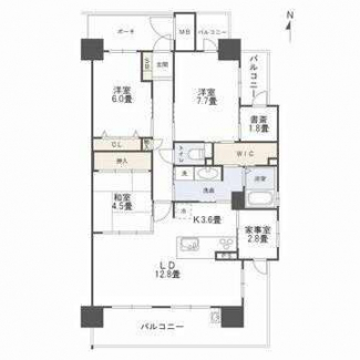 東南角部屋5LDKです。