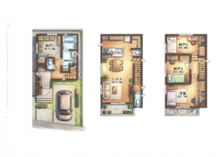 全室収納ありでキッチンにもパントリーがあり、動線もよく毎日の家事も助かります。