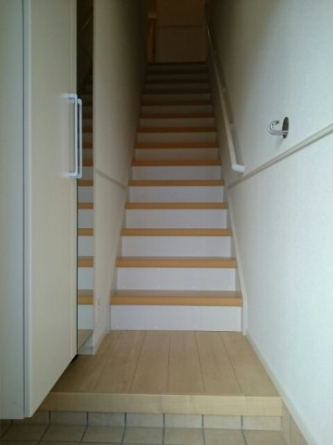 毎日通る玄関はこちらです