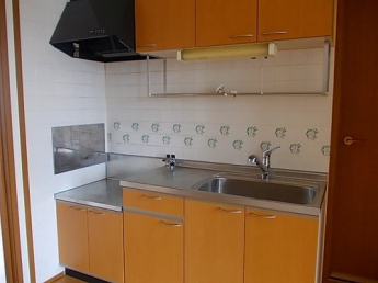 コンパクトなキッチンで掃除もラクラク