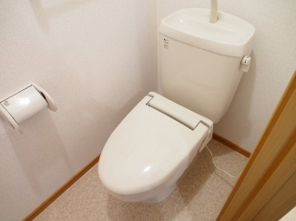 ゆったりとした空間のトイレです