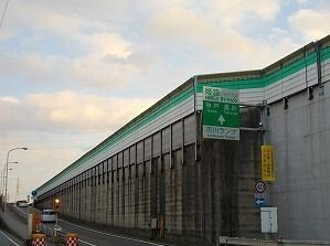 姫路バイパス市川インターまで390m