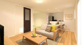 【内観予想図】１６帖＋和室の広々としたＬＤＫ。住みやすさを追