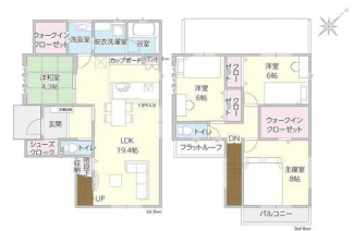 ２号地　間取り