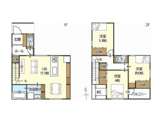 松山市宮西２丁目の新築一戸建ての画像